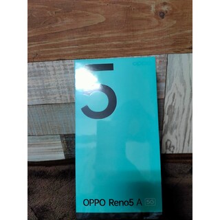 オッポ(OPPO)の新品未開封 OPPO Reno5a シルバーブラック 量販店版(スマートフォン本体)