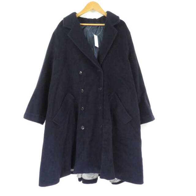 美品 SPORTMAX スポーツマックス マックスマーラ コート ネイビー系 38
