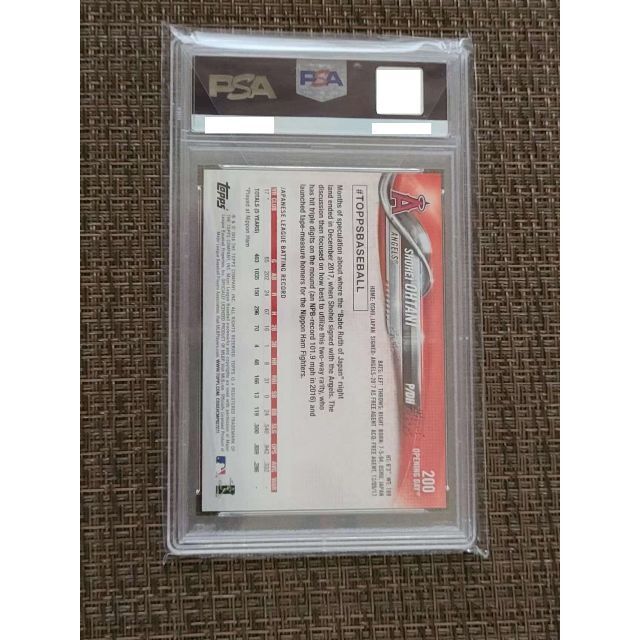 2018 TOPPS OPENING DAY 大谷翔平 PSA10 特売 14688円 www.gold-and 