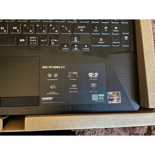 贅沢屋の ASUS TUF Gaming A15 RTX3050Ti ゲーミングpc ディスプレイ