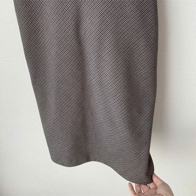 ZARA(ザラ)の【匿名配送】ZARA グレンチェック ジャンパースカート (グレー) レディースのスカート(ひざ丈スカート)の商品写真