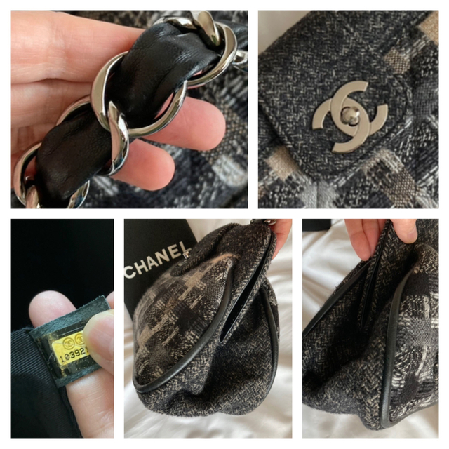 CHANEL(シャネル)の専用♡シャネル　CHANEL ツイード　チェーン　ショルダーバッグ  レディースのバッグ(ショルダーバッグ)の商品写真