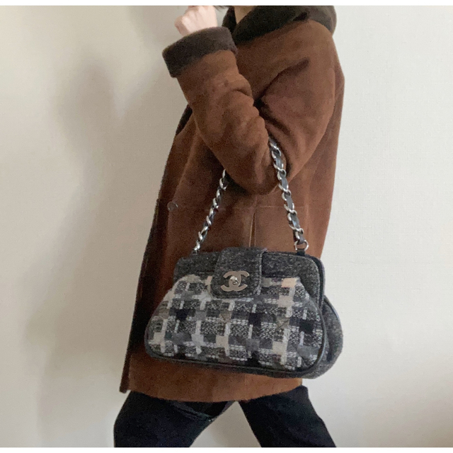 CHANEL(シャネル)の専用♡シャネル　CHANEL ツイード　チェーン　ショルダーバッグ  レディースのバッグ(ショルダーバッグ)の商品写真