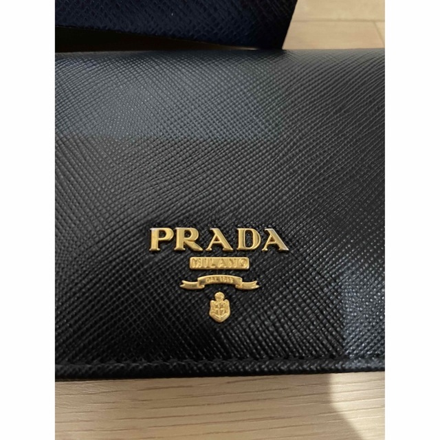 PRADA(プラダ)のPRADA 二つ折り財布 美品 レディースのファッション小物(財布)の商品写真