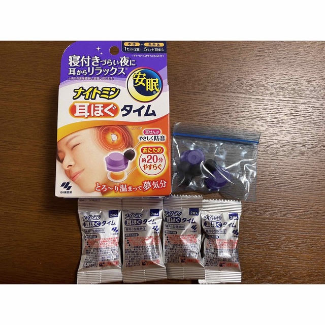 小林製薬(コバヤシセイヤク)のナイトミン　耳ほぐタイム コスメ/美容のリラクゼーション(その他)の商品写真