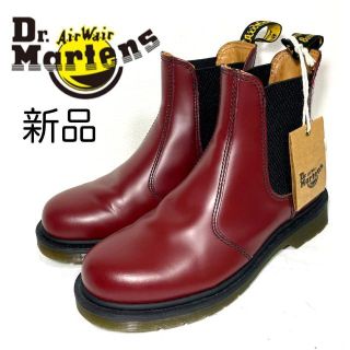 ドクターマーチン(Dr.Martens)の新品 DR. MARTENS UK3 チェルシーブーツ チェリーレッド(ブーツ)