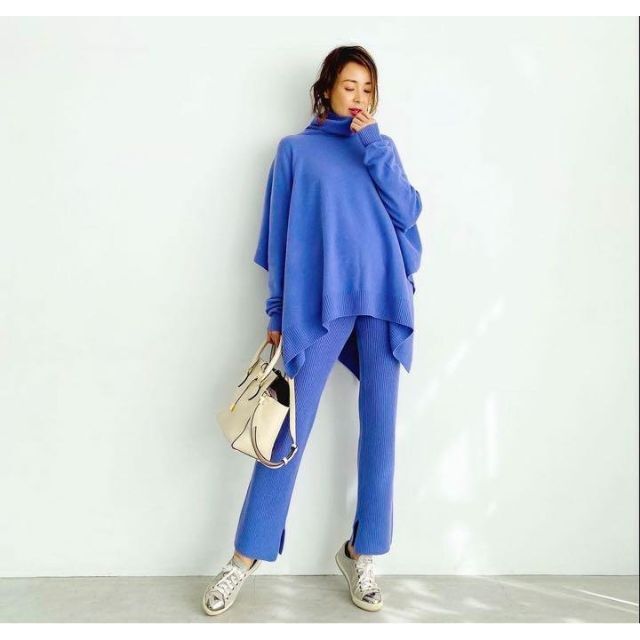 MYLAN マイランCashmere Knit Poncho Top