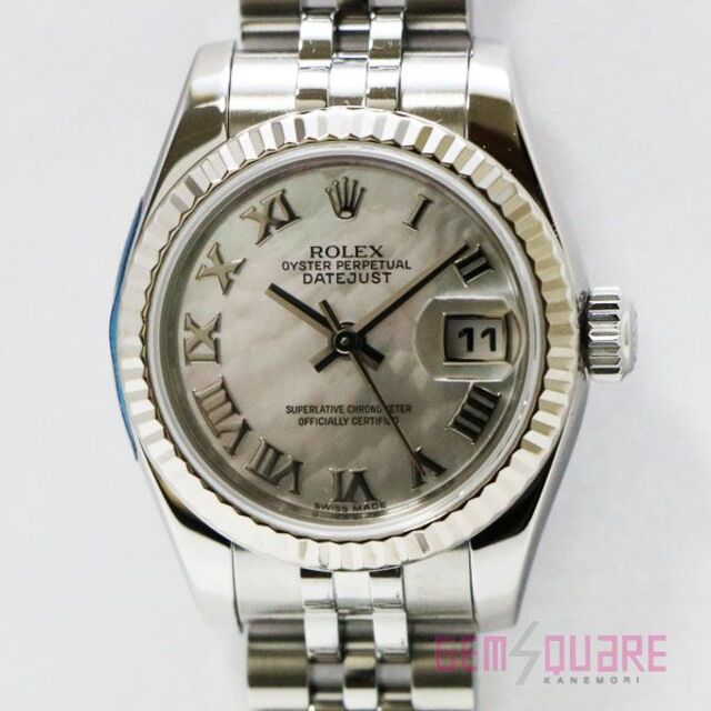 ROLEX - ロレックス デイトジャスト 179174NR 女 腕時計 OH&仕上げ済 シェル