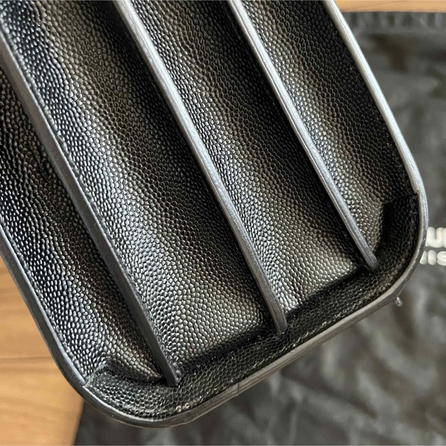 サンローラン サックドジュールナノ YSL レザー黒 スタッズ ミニハンドバッグ