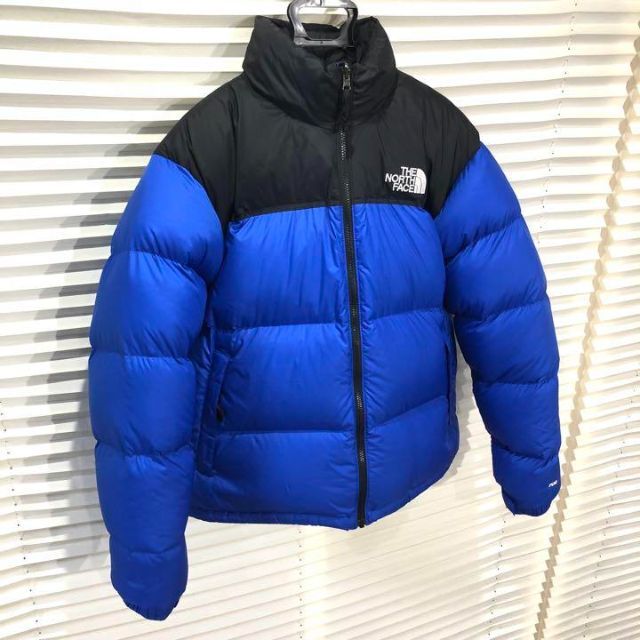 ケット】 【極美品】US規格 ノースフェイス 700fill ヌプシ ブルー XL ...