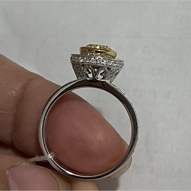 k18YG/WG 一粒ダイヤモンド　1.060ct 指輪　新品 レディースのアクセサリー(リング(指輪))の商品写真