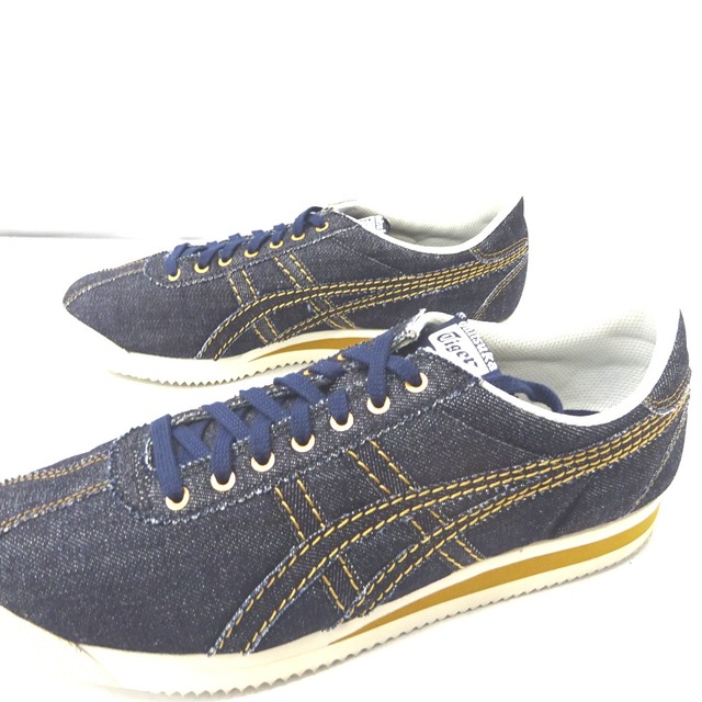 Onitsuka Tiger(オニツカタイガー)のオニツカタイガー 靴 ローカット スニーカー 1183A721 デニム ネイビー系 27.5cm メンズ ONITSUKA TIGER Ft578209 中古 メンズの靴/シューズ(スニーカー)の商品写真