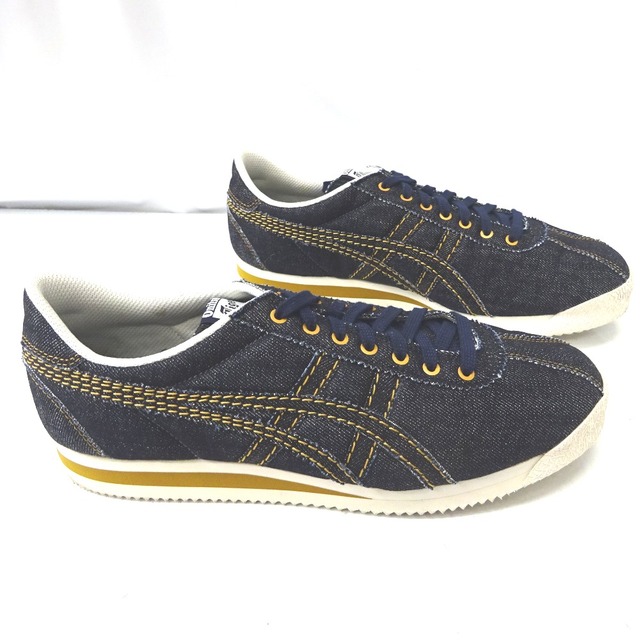 Onitsuka Tiger(オニツカタイガー)のオニツカタイガー 靴 ローカット スニーカー 1183A721 デニム ネイビー系 27.5cm メンズ ONITSUKA TIGER Ft578209 中古 メンズの靴/シューズ(スニーカー)の商品写真