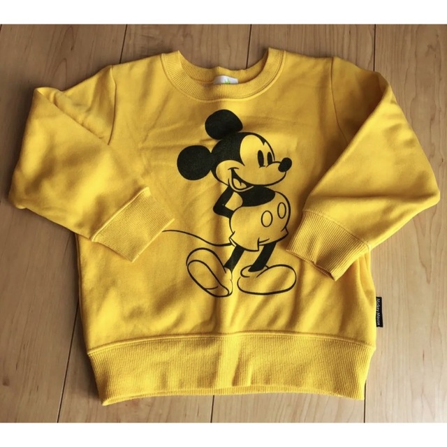 Disney(ディズニー)のミッキーマウス　トレーナー　95 キッズ/ベビー/マタニティのキッズ服男の子用(90cm~)(Tシャツ/カットソー)の商品写真