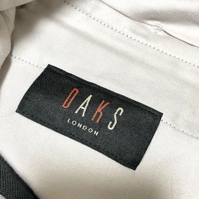 DAKS(ダックス)のDAKS　ダックス　ダークグレー　スラックス　パンツ　ウール　ヴィンテージ メンズのパンツ(スラックス)の商品写真