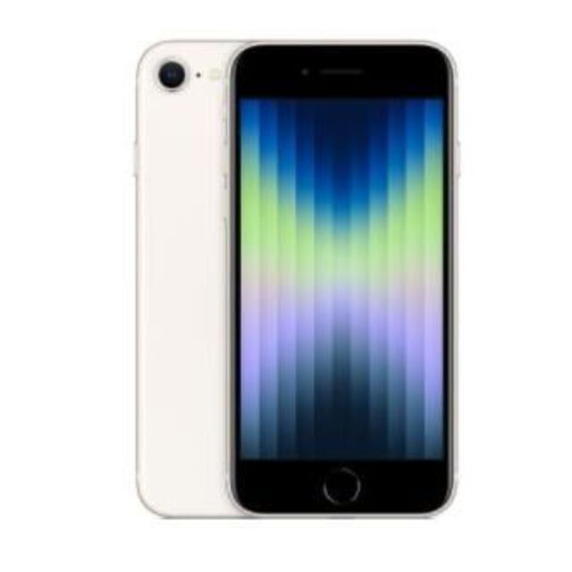 付属品新品未使用 SIMフリー iPhone se3 64GB スターライト(白)