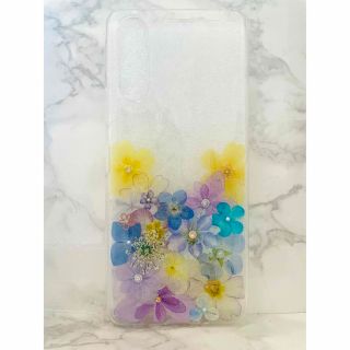 全機種対応 iPhoneケース 押し花ケース 押し花 ケース 花 Android(iPhoneケース)