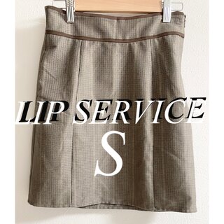 リップサービス(LIP SERVICE)のリップサービス LIP SERVICE トリムベルト台形スカートていか7150円(ミニスカート)