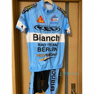 ビアンキ(Bianchi)のBianchi ロードバイクウェア上下セット(Mサイズ)(ウエア)