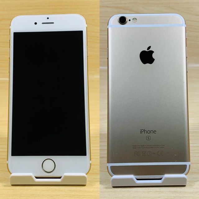 Apple(アップル)のﾊﾞｯﾃﾘｰ100％ SIMﾌﾘｰ iPhone6s 64GB P26 スマホ/家電/カメラのスマートフォン/携帯電話(スマートフォン本体)の商品写真