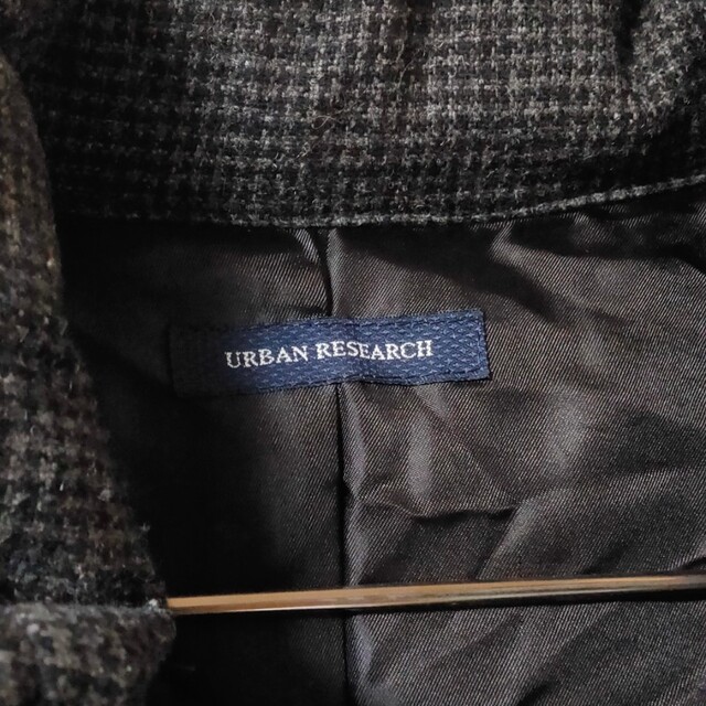 URBAN RESEARCH(アーバンリサーチ)のアーバンリサーチ ウール67％　ダウンジャケット　Mサイズ 　ダークグレー メンズのジャケット/アウター(ダウンジャケット)の商品写真
