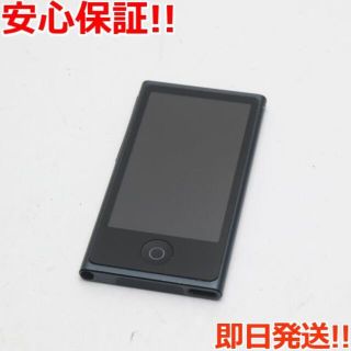 アイポッド(iPod)の美品 iPod nano 第7世代 16GB ブラック (ポータブルプレーヤー)