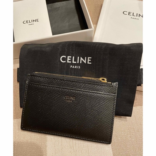 CELINE セリーヌ　カードケース　ブラック　最終値下げ | フリマアプリ ラクマ