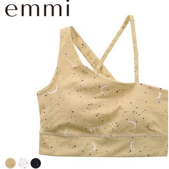 emmi(エミ)の未使用 ⭐︎ エミ emmi yoga MOONブラトップ + レギンス　SET スポーツ/アウトドアのトレーニング/エクササイズ(ヨガ)の商品写真