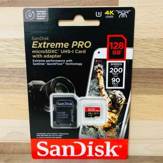 サンディスク(SanDisk)の新品 128ギガ エクストリームプロ(PC周辺機器)