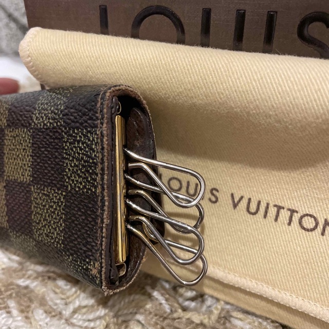 ルイヴィトン　ダミエ　４連　キーケース　キーリング　VUITTON 6