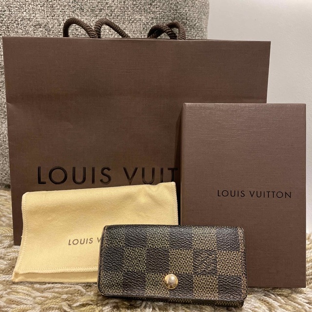 ルイヴィトン　ダミエ　４連　キーケース　キーリング　VUITTON