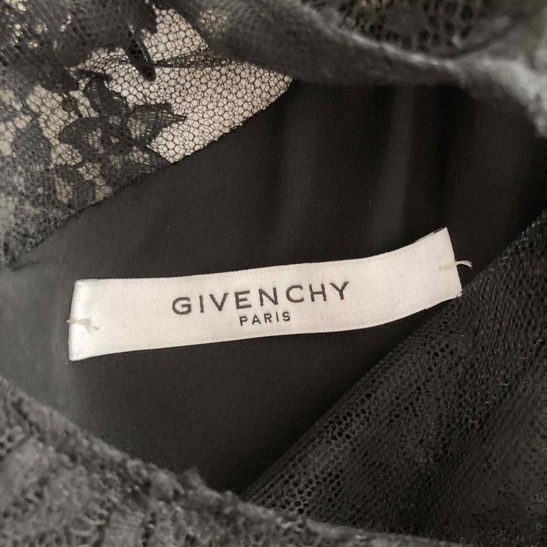 GIVENCHY(ジバンシィ)の20.21■ジバンシー 膝丈ワンピース '花柄 レース フローラル ブラック レディースのワンピース(ひざ丈ワンピース)の商品写真