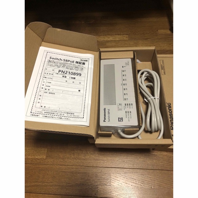 最も優遇 Panasonic Panasonic switch-S8 8セット HUB PoE PC周辺機器 