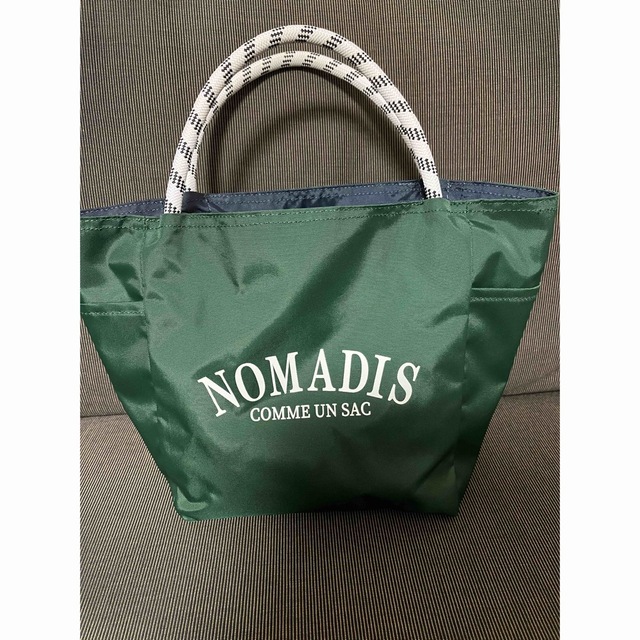 豪華ラッピング無料 ◇美品◇ノマディス NOMADIS SAC ベージュ×カーキ