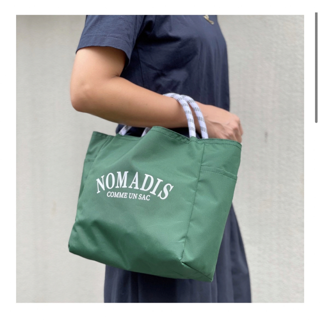 豪華ラッピング無料 ◇美品◇ノマディス NOMADIS SAC ベージュ×カーキ