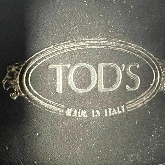 TOD'S - 美品TOD'S トッズ 36 本革製 ベルトショートブーツ 黒