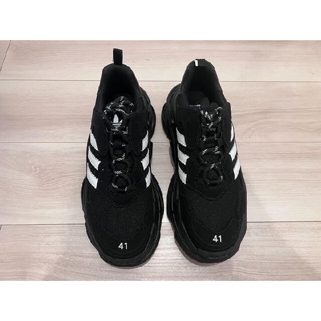 当店一番人気】 Balenciaga - 41 黒 スニーカー S TRIPLE BALENCIAGA