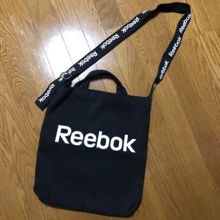 リーボック(Reebok)のReebok リーボック トートバッグ ショルダーバッグ  ブラック 黒(トートバッグ)