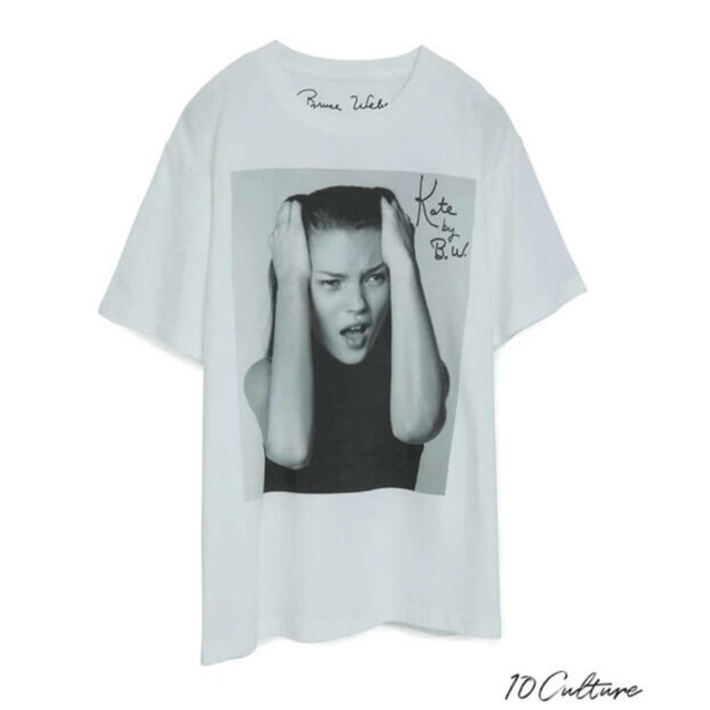 〈Kate Moss by Bruce Weber〉Photo T-shirts