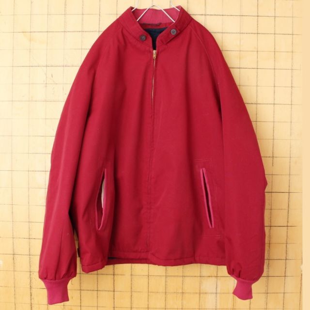 70s80s USA製アライナージャケット ボルドーレッドXLワーク aw121