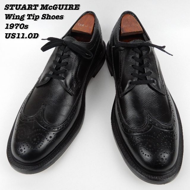 STUART McGUIRE LONG WING TIP 1970s 11.0D