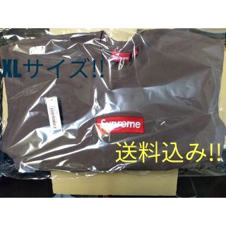 シュプリーム(Supreme)のSupreme Box Logo Crewneck ブラウン XLサイズ(スウェット)