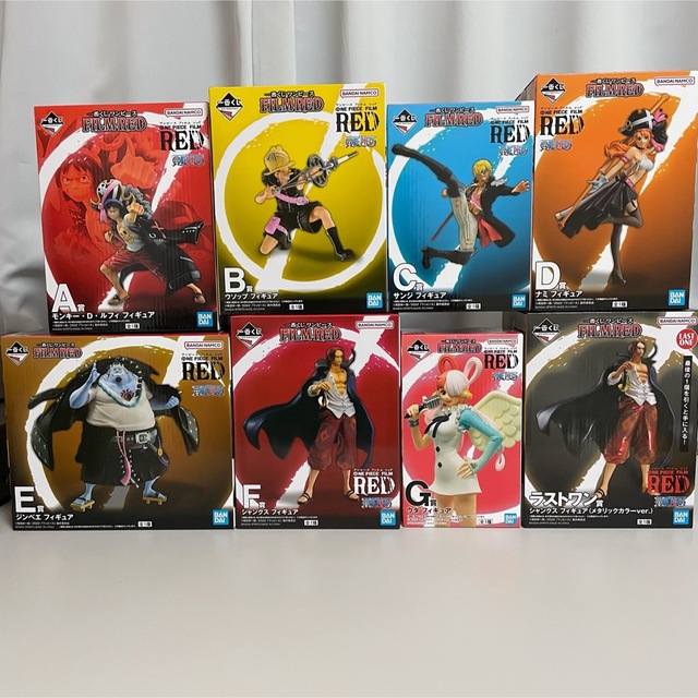 桜 印 ONEPIECE FILM RED 一番くじ フィギュア コンプ 12体セット