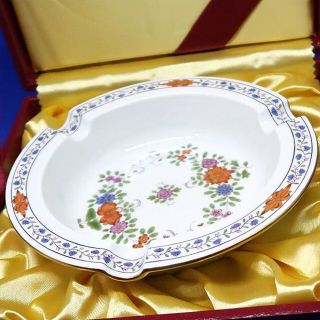 Meissen マイセン/※ 1級品 上級多彩装飾 金彩 インドの華 蓋物　美品