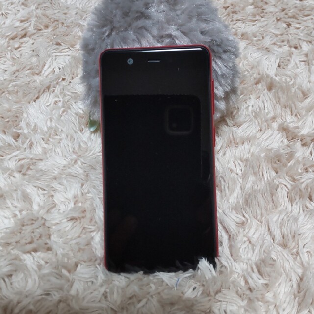Rakuten(ラクテン)の楽天mini レッド ケース付き スマホ/家電/カメラのスマートフォン/携帯電話(スマートフォン本体)の商品写真