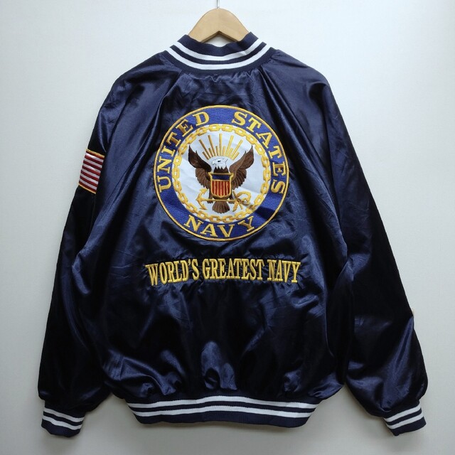 U.S.NAVY 海軍 AUGUSTA SPORTSWEAR ナイロンスタジャン | フリマアプリ ラクマ