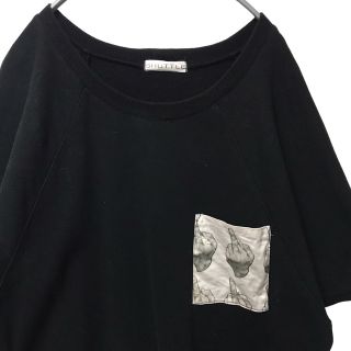 アートヴィンテージ(ART VINTAGE)の【希少】SHUTTLE Tシャツ スウェット 半袖 フリーサイズ 黒 古着(スウェット)