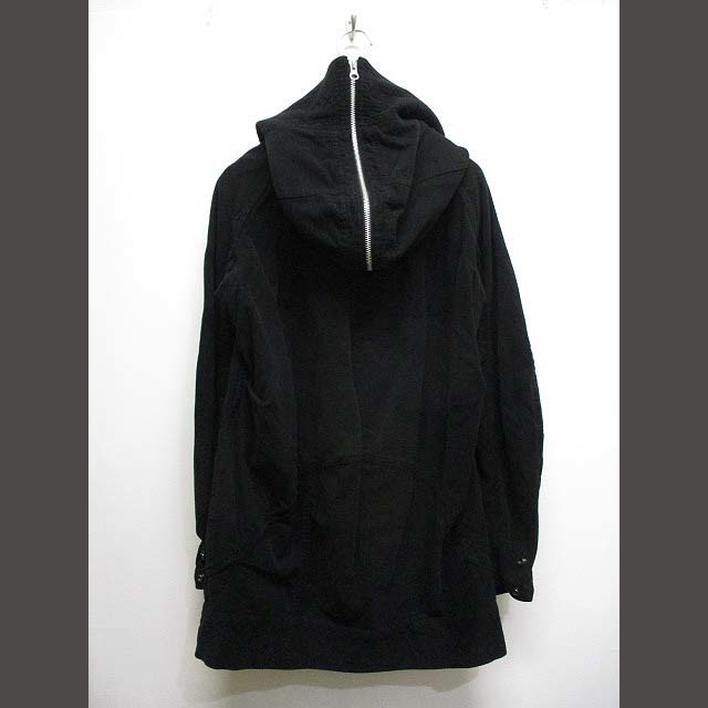 ZUCCa(ズッカ)のズッカ zucca ワーク コート ジャケット コットン 綿100％ S 黒 レディースのジャケット/アウター(その他)の商品写真