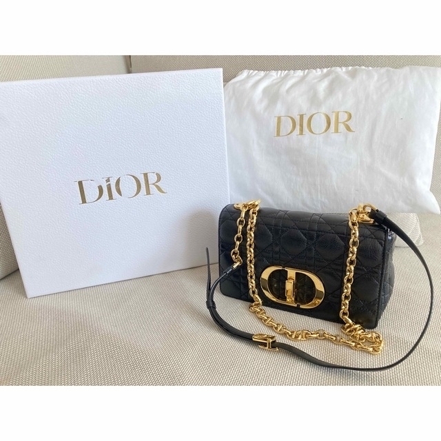 Christian Dior - DIOR CARO ミディアムバッグ カナージュ カーフスキン