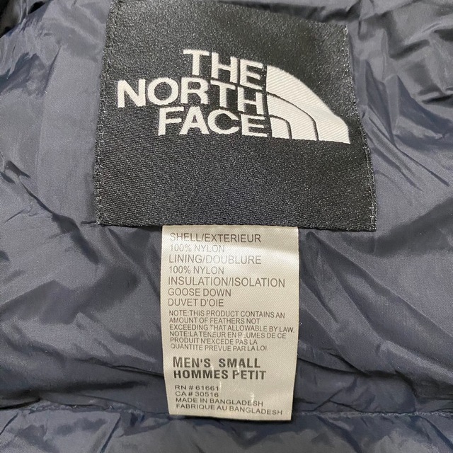 THE NORTH FACE(ザノースフェイス)の【美品】US規格★ノースフェイス　ヌプシ　ダウンジャケット　ブラック　メンズ S メンズのジャケット/アウター(ダウンジャケット)の商品写真